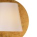 Απλίκα τοίχου ενσωματωμένο LED 5W 3000K 400Lm από MDF σε ορείχαλκο και λευκό | Aca | ZM165LEDWG